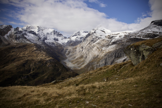 Fernsicht ins Val Frisal
