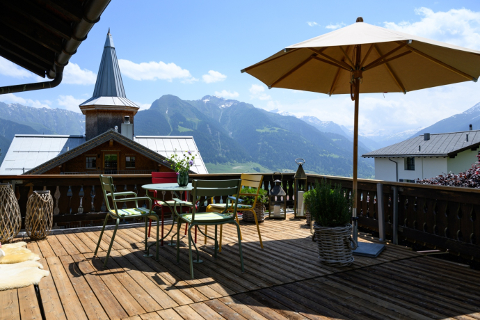 Ferienwohnung Valu Appartement - Terrasse