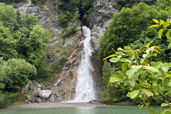 Saarfall between Vilters and Bad Ragaz