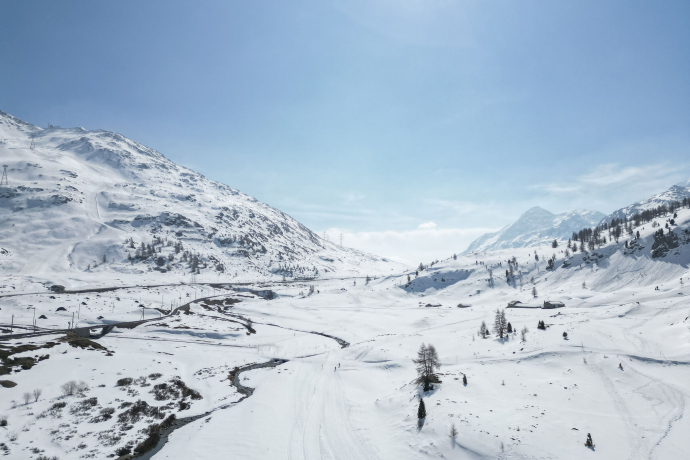 Höhenloipe Alp Bondo
