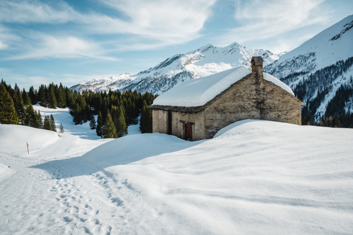 Schneeschuhweg Furestin