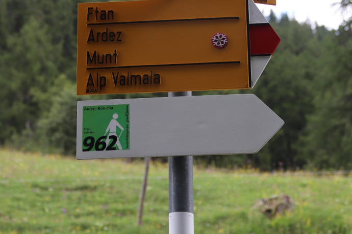 Wegweiser Nordic Walking Tour 962