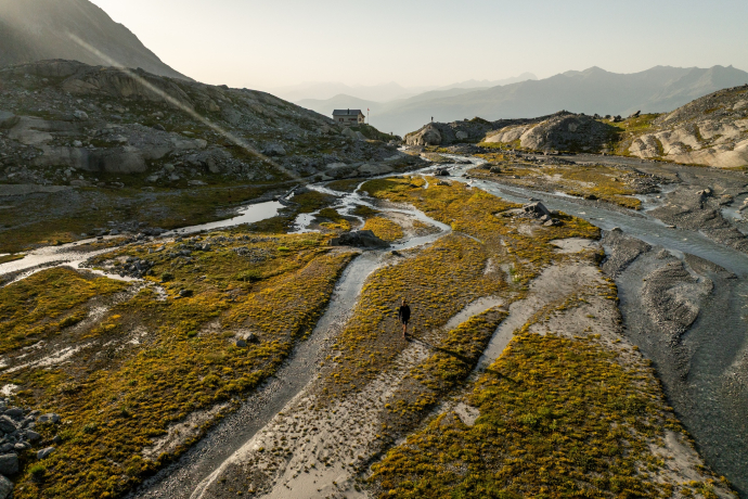 Camona da Punteglias im Morgenlicht