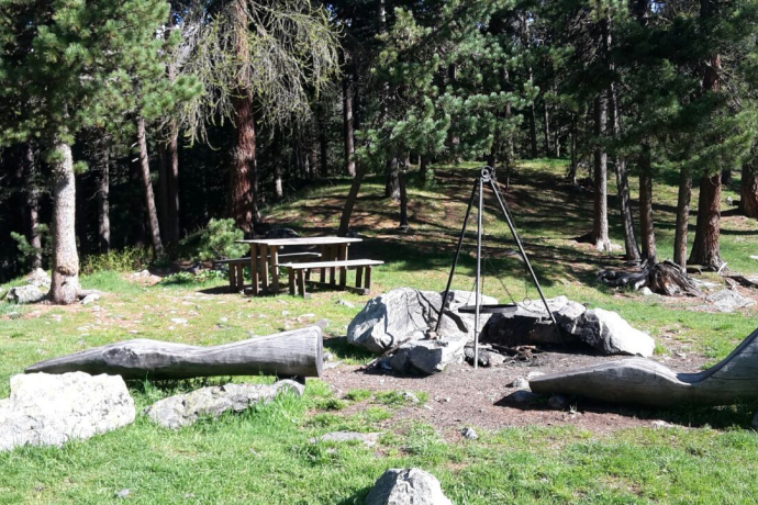 Different barbecue sites at Lej Marsch (oua_620280357_image)