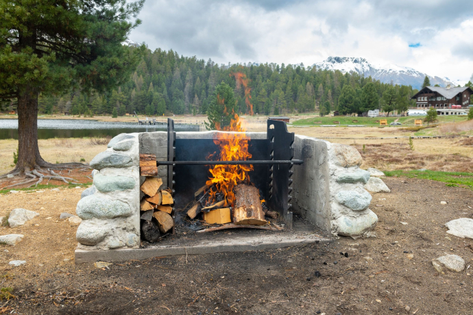 Different barbecue places at lake Staz (oua_620280498_image)