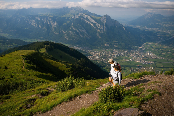 Vista sulla Rheintal di San Gallo