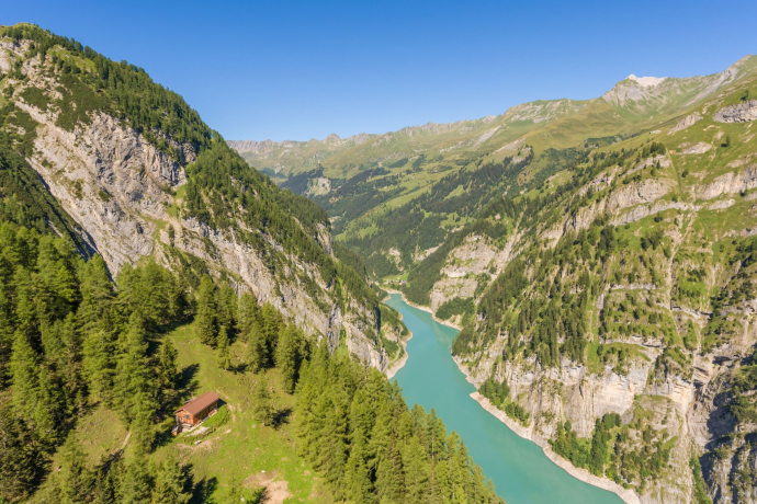 Gigerwald Stausee im Calfeisental