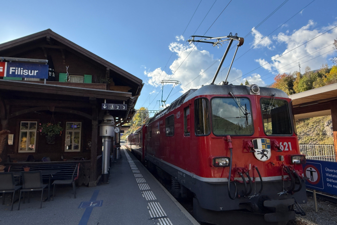 Bahnhof Filisur. Bahnhof Filisur.