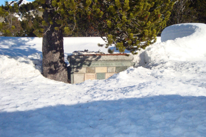 The Maloja mountain cemetery and Giovanni Segantini's grave (oua_621867018_image)