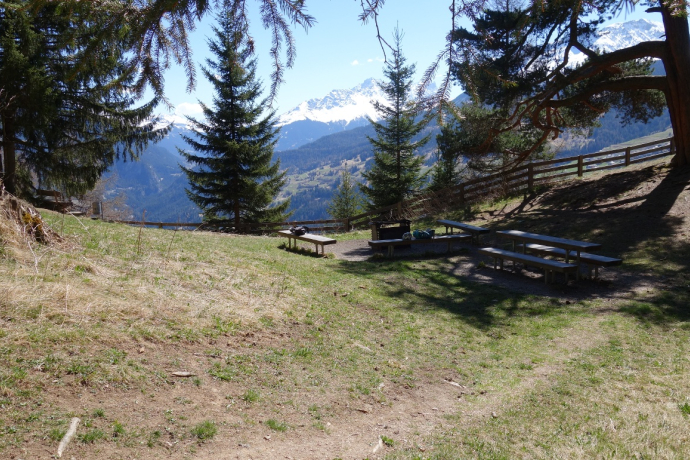 Punto panoramico di Crap la Tretscha