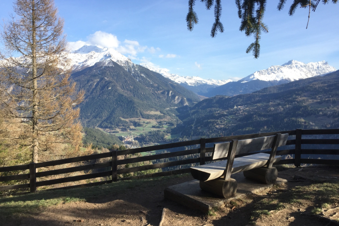 Punto panoramico di Crap la Tretscha