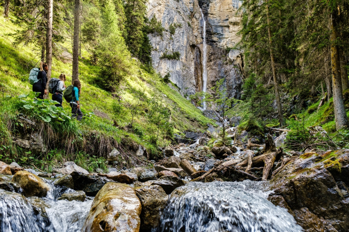 Sentiero del villaggio di Litzirüti Wasserfall_Schanfigger
