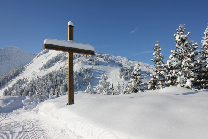 Summit cross on the Prodkopf