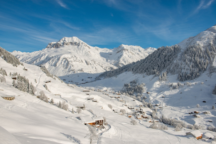 St. Antönien im Winterkleid