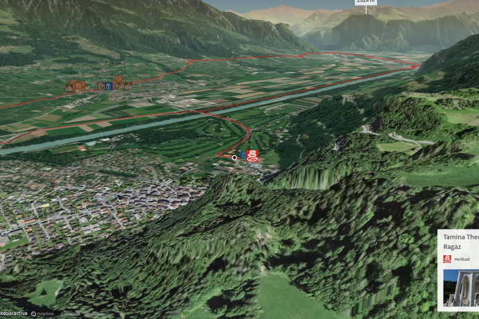 Radtour in der Ferienregion Heidiland: E-Bike Wein-Tour Bündner Herrschaft