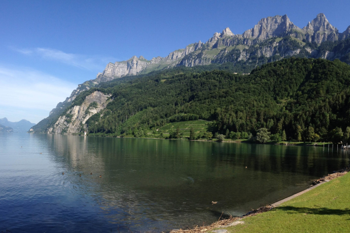 Fishing at Lake Walen Fishing at Lake Walen