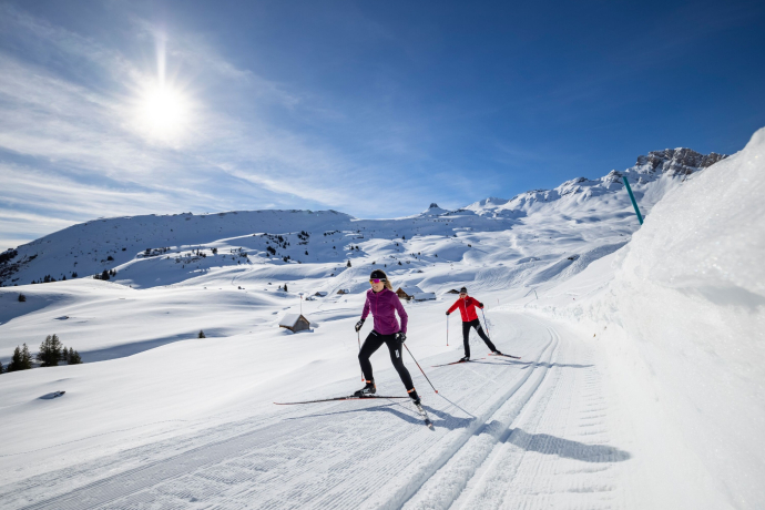Flumserberg cross-country skiing Flumserberg cross-country skiing