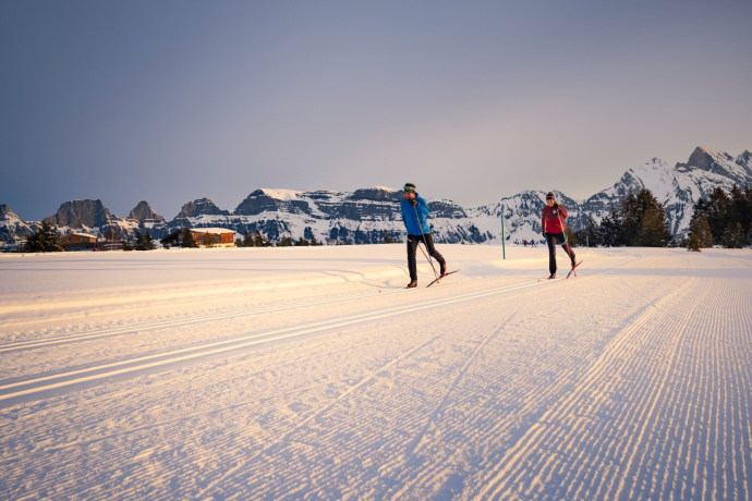 Flumserberg cross-country skiing Flumserberg cross-country skiing