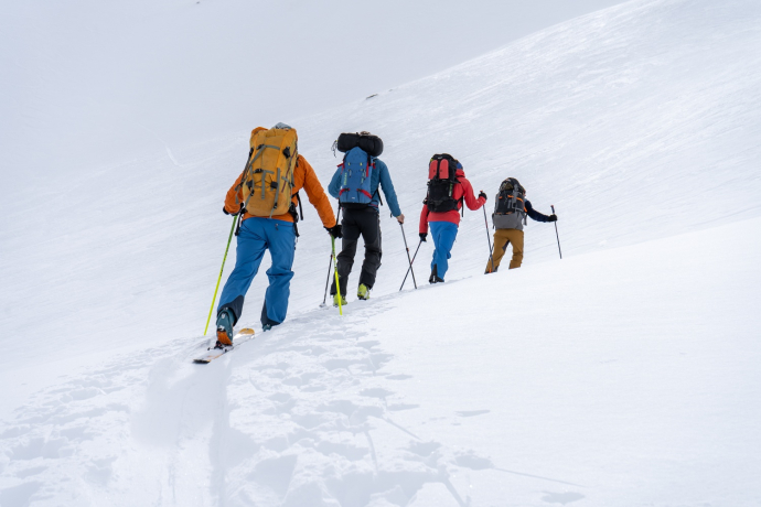 Aufstieg zum Piz Piot