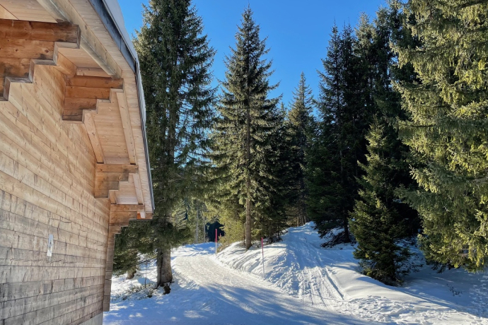 Grappa Circular Trail Rest Area Hut Heidi and Peter