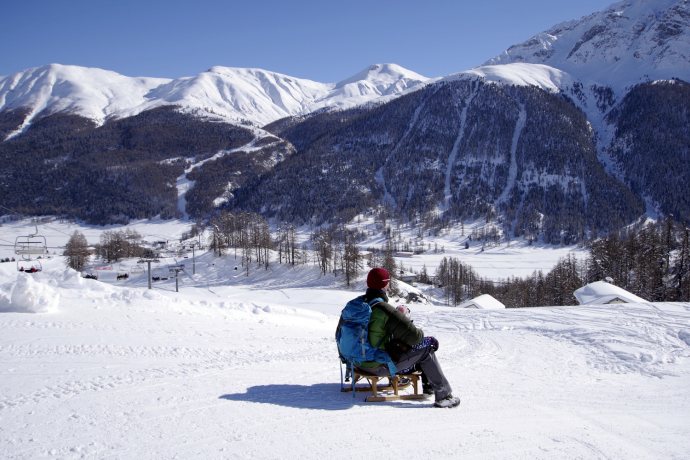 Schlittelweg Chastlatsch