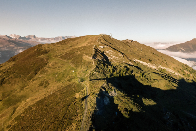 Gratwanderung zwischen Piz Mundaun und Péz Sezner