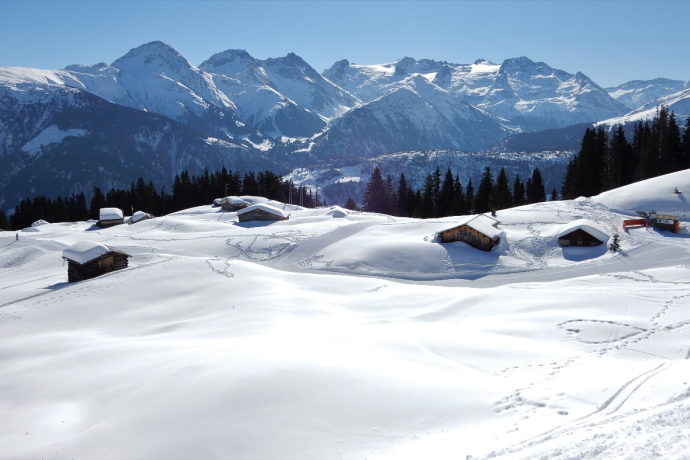 Maiensässe in Caischavedra