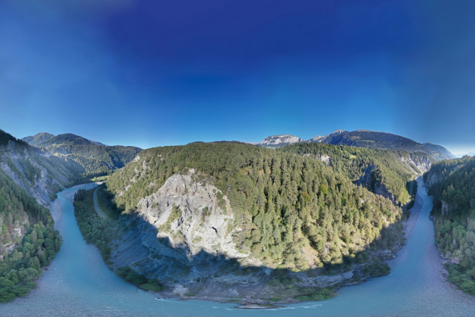 Einzigartige Naturkulisse: Die Rheinschlucht