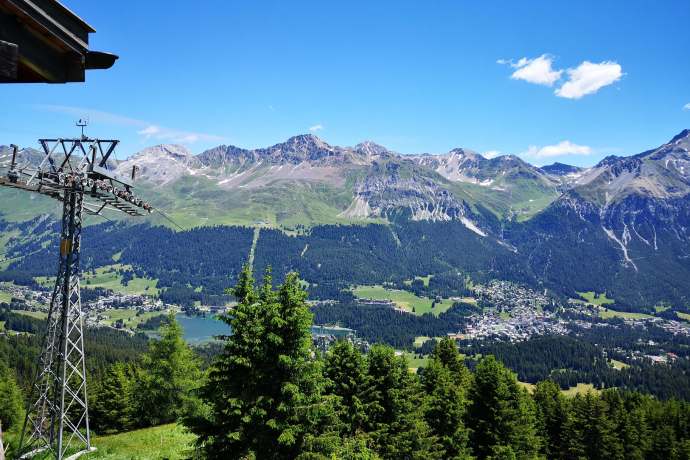 Aussicht Alp Nova im Sommer