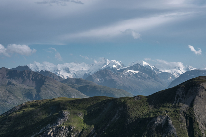 Vue depuis la cabane Es-cha