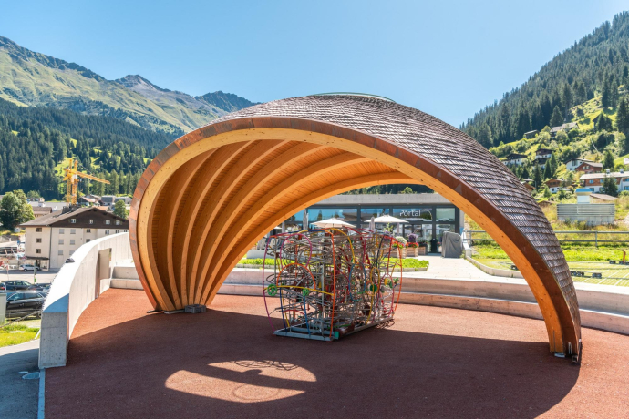 Pista di pallone a Churwalden