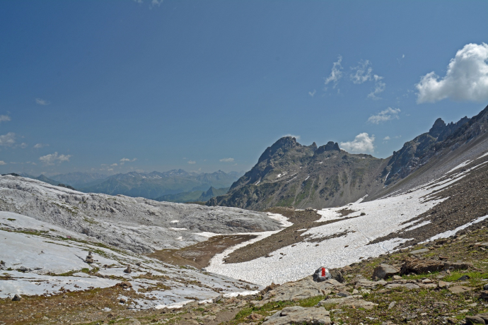 Abstieg vom Rätschenjoch ins Gafiental