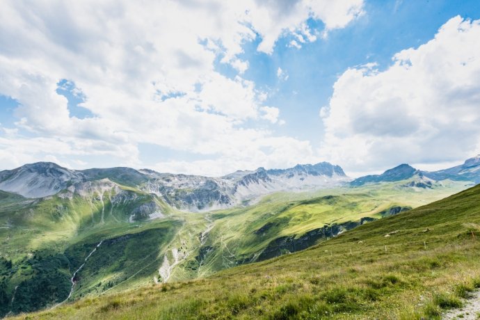 On the way to Alp Curtginatsch