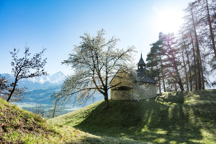 Chapel of St Mary Magdalene in spring