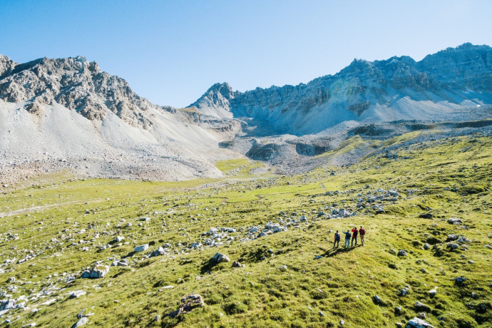 The moorland around Alp Anarosa is of national importance