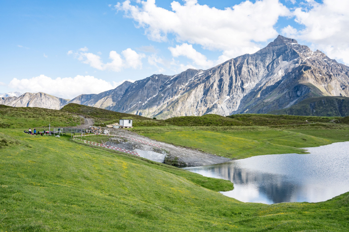 Il lago Lüscher, nuovamente accumulato dal 2022