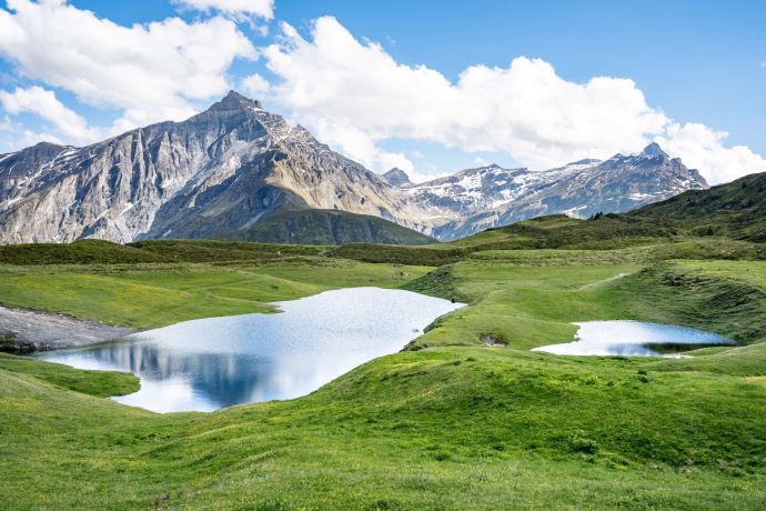 The Lüschersee is being dammed again after more than 100 years