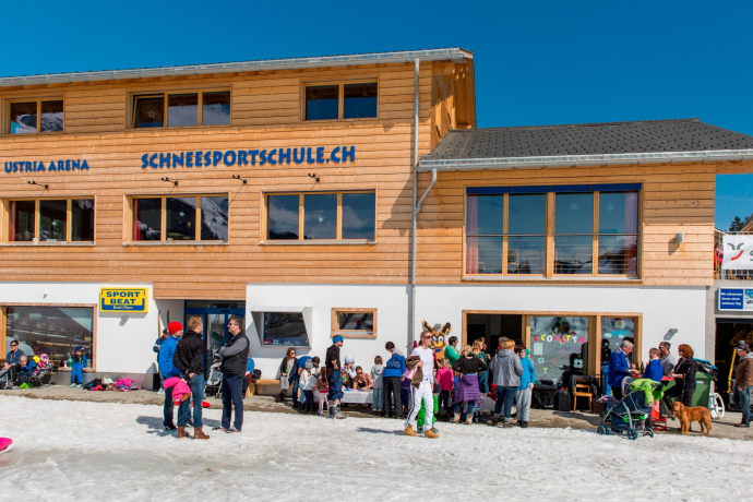 Das Foto zeigt das Büro der Skisportschule in Brigels Das Foto zeigt das Büro der Skisportschule in Brigels