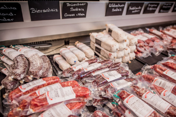 Das Foto zeigt die verschiedenen Trockenfleisch Arten