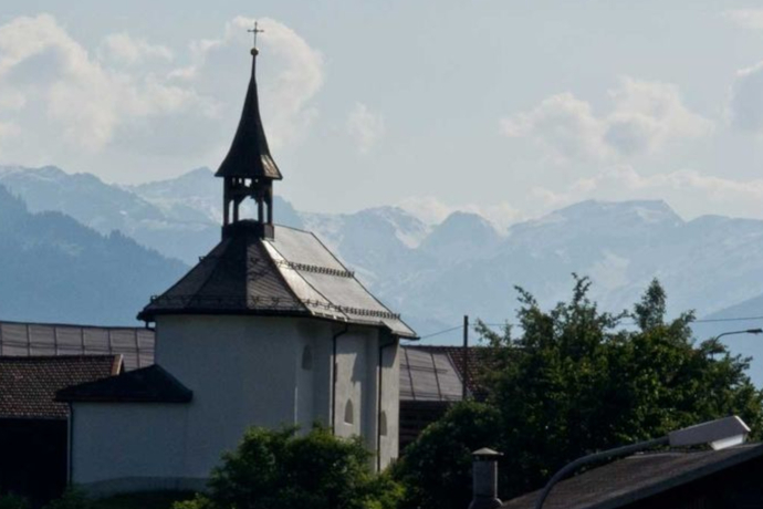 Das Foto zeigt die Kapelle Mater Dolorosa in Capeder