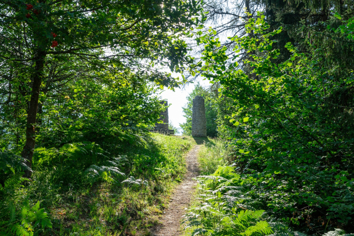 Aufnahme beim Aufstieg zum Galgenhügel