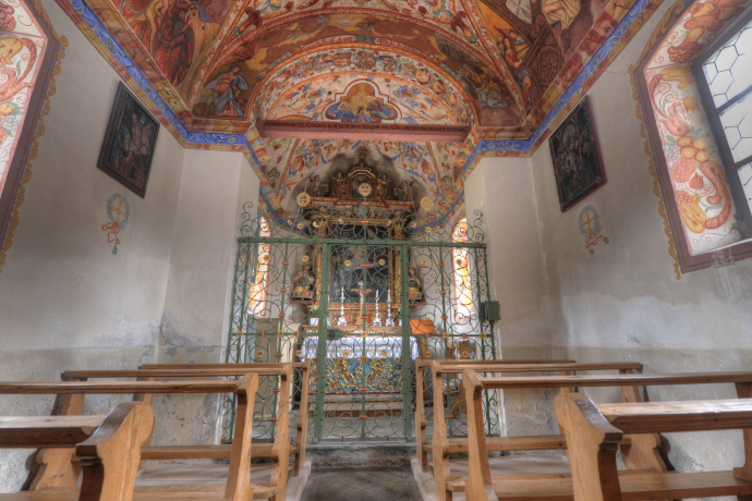 Das Foto zeigt die Kapelle St. Josef von Innen