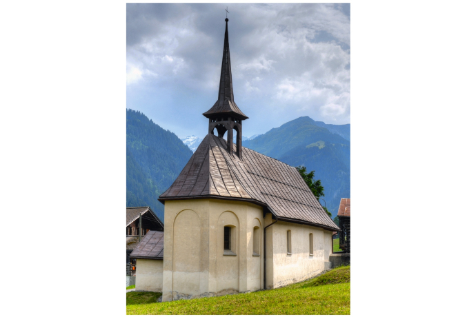 Das Foto zeigt die Kapelle St. Katharina in Campliun Das Foto zeigt die Kapelle St. Katharina in Campliun