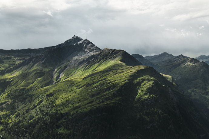 Piz Tomül Nordwestflanke