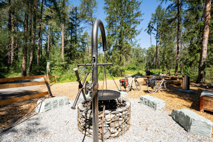 Trail centre fire pit Trail centre fire pit