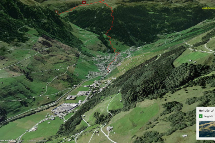 Bergtour in Vals: Hohbüel 2462m