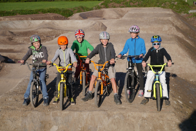 Bike park by the lake Bike park by the lake