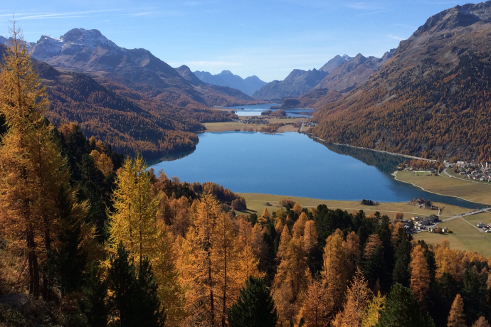 Aussicht über die Seen