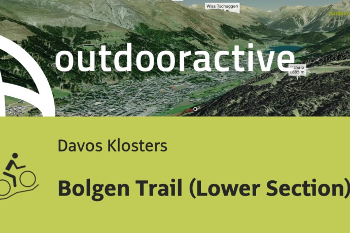 Mountainbike-tour in Davos Klosters: Bolgen Trail (Lower Section)