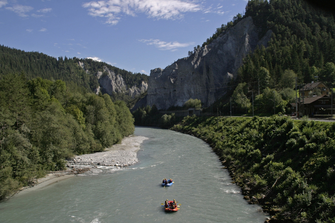 WasserchRaft in Ilanz WasserchRaft in Ilanz